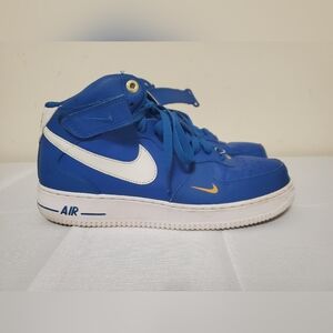 Nike Air Force 1 '07 LV8 Mid 40th Anniversary Blue Jay Size 11